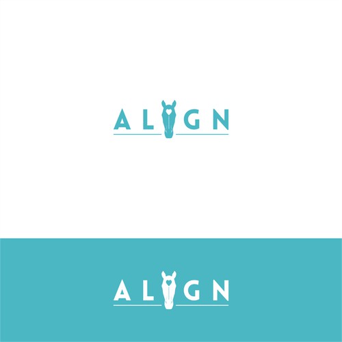 bold and clean logo for horse terapy