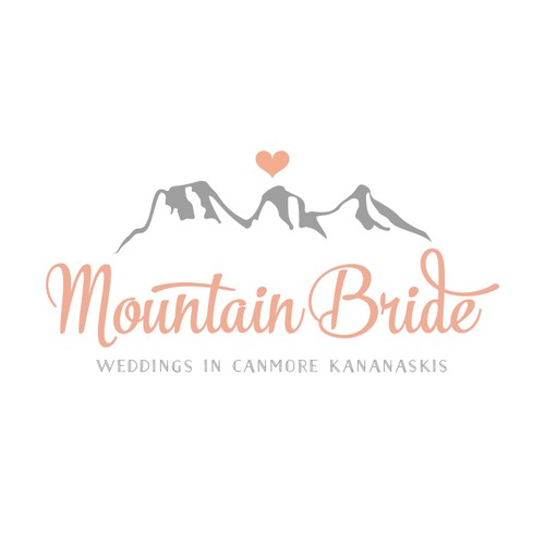 Create a beautiful logo for Mountain Bride