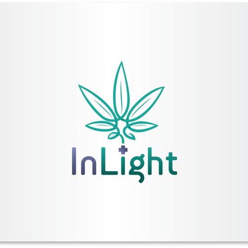 Abstract logo for a medicinal marijuana shop