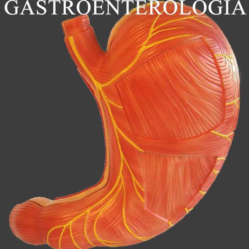 Crear una portada innovadora para un libro de gastroenterología