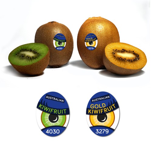 kiwifruit sticker