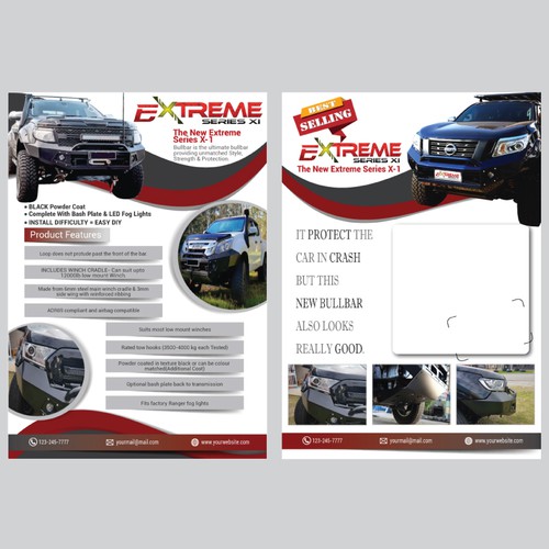 Flyer Design for extreme series 