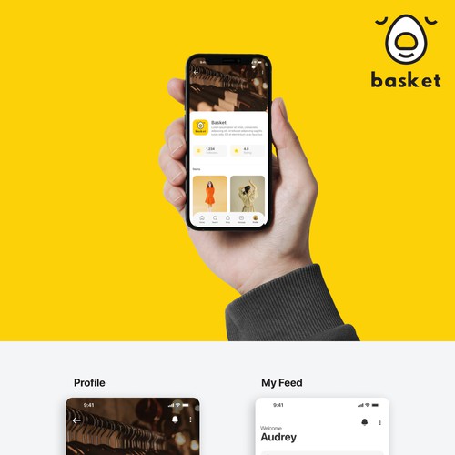 Fashion App Design for Basket