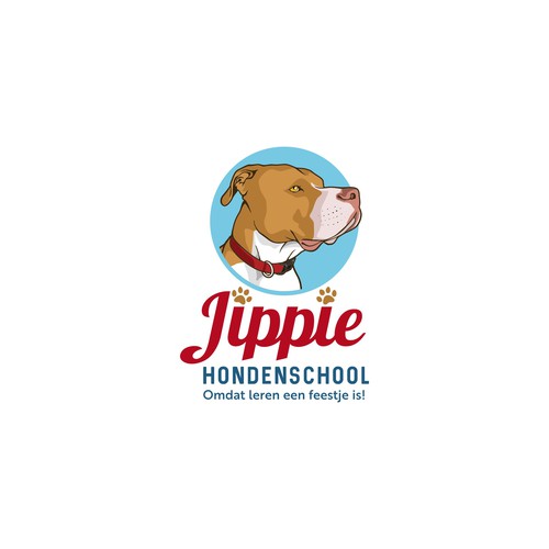 Logo met avatar voor honden school