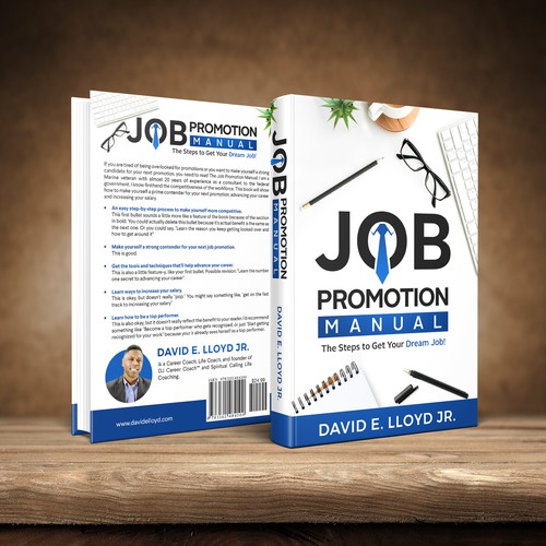 book cover concept for JOB PROMOTION MANUAL