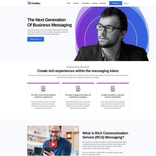 Website for Rich Communication Services