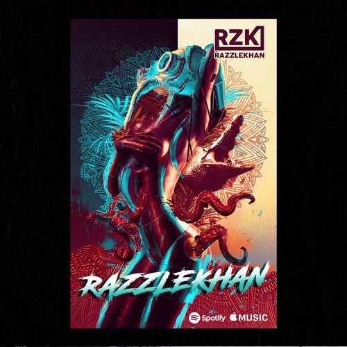 RAZZLEKHAN Poster Art