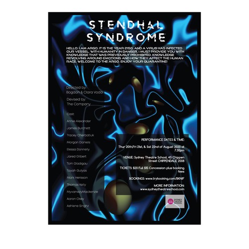 Design a Poster for Our Show "Stendhal System"