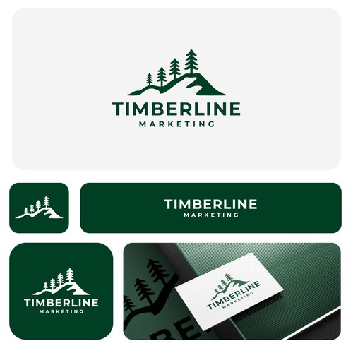 Timberline Marketing – Nature-Inspired Brand Logo