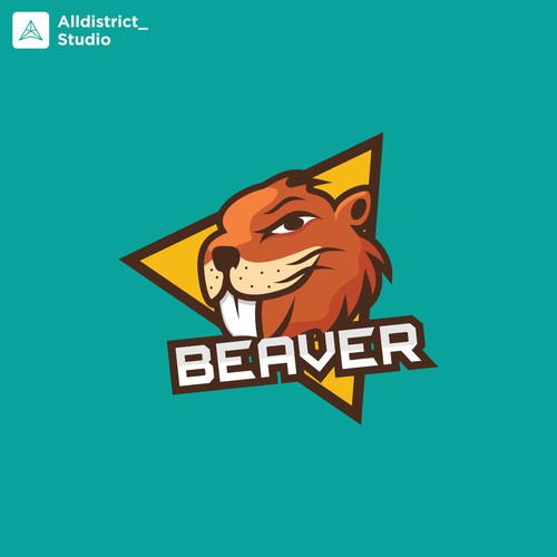 Mascot Beaver Logo