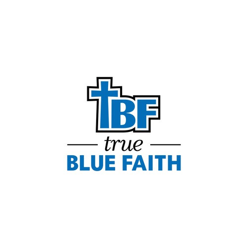 True Blue Faith - Campus Ministry Logo