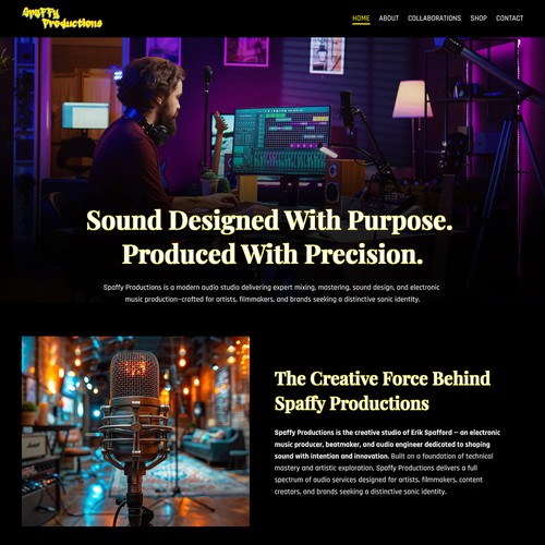 Spaffy Productions Design