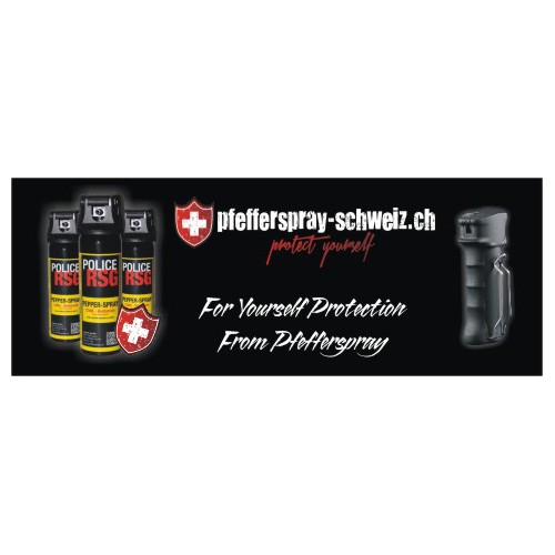 main banner for webshop selling pepperspray