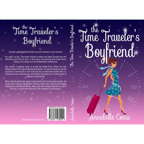 Winning book cover for: The Time Traveler's Boyfriend
