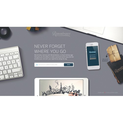 iphone APP  landing page