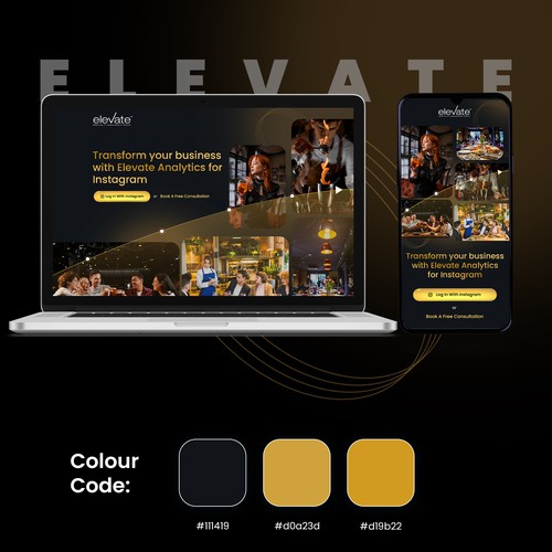 Elevate Instagram Business Landing Page