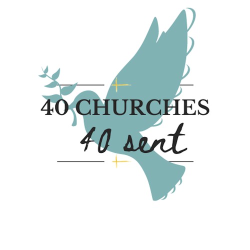 40 Churches | 40 Sent Logo
