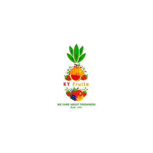 Fresh fruits logo 