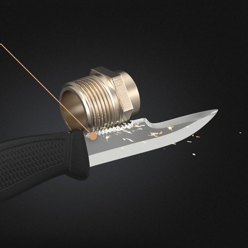 3D image of a New Innovative Knife