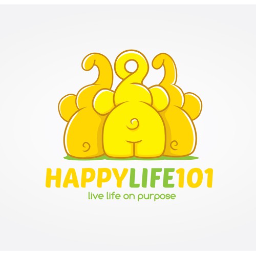 logo concept for HappyLife101