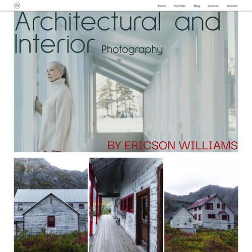 Photographer Portfolio Template Design