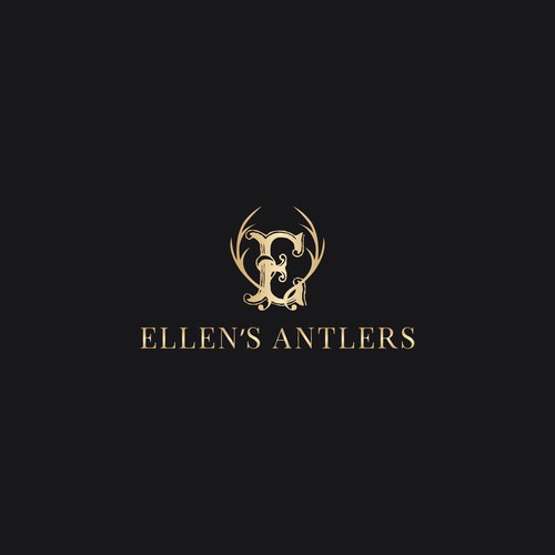 logo for Ellen’s Antler’s - unique Antler decor