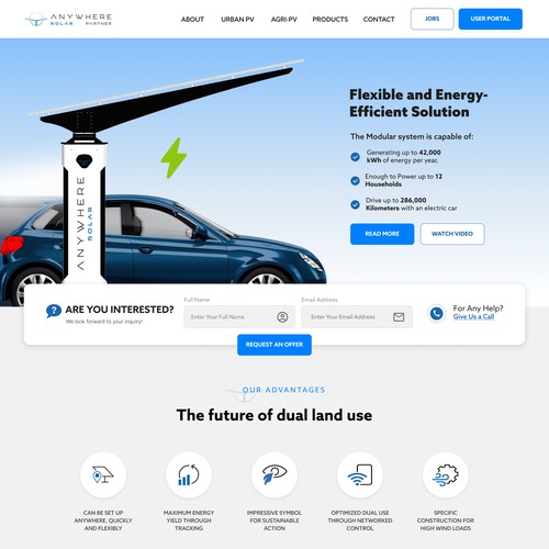 Anywhere Solar Web Template