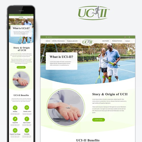 A simple and powerful website that unleashes the best for joint health.