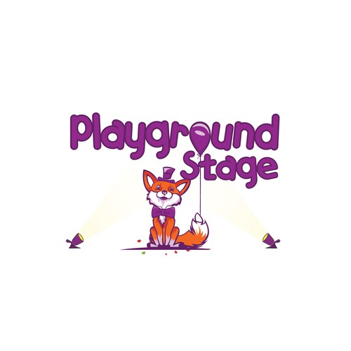 Character logo design for children theatre 