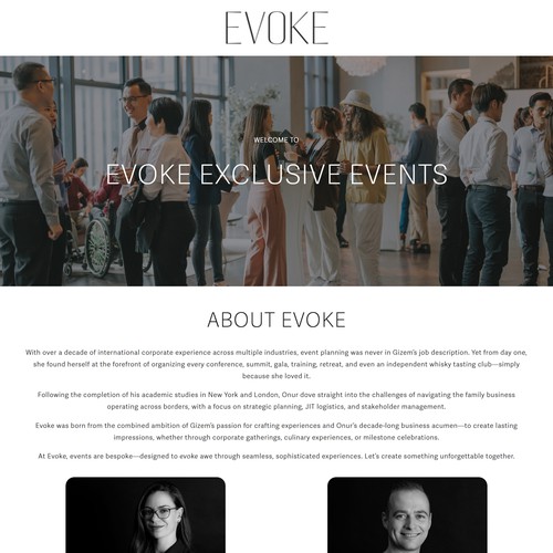 Evoke Exclusive Events