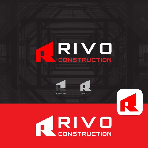 Letter R logo design