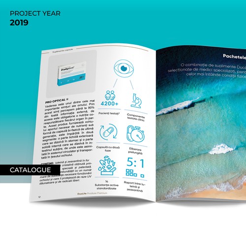 Natural dietary supplement product catalog