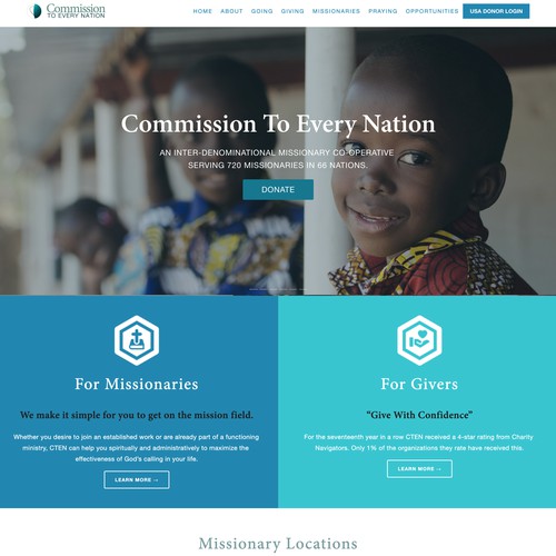 Commission To Every Nation Nonprofit Design