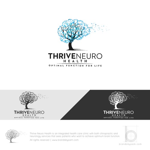 Logo for an integrated neurology clinic