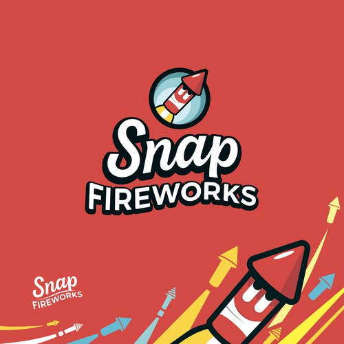 Exciting logo design for Snap Fireworks