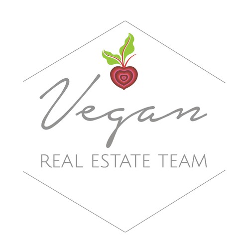 Logo concept for a vegan real estate team