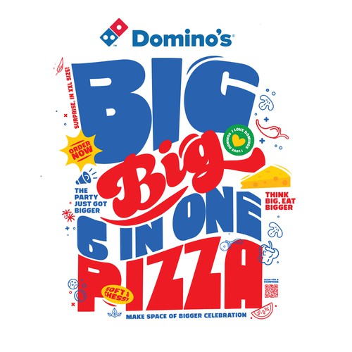  Domino’s pizza box packaging 