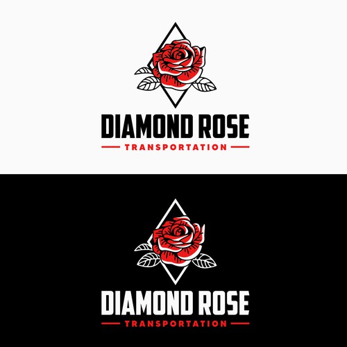 Diamond Rose Logo Design