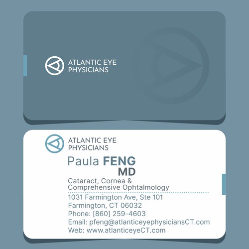Business Card for an MD.