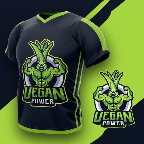 T-shirt Design for Vegan Power