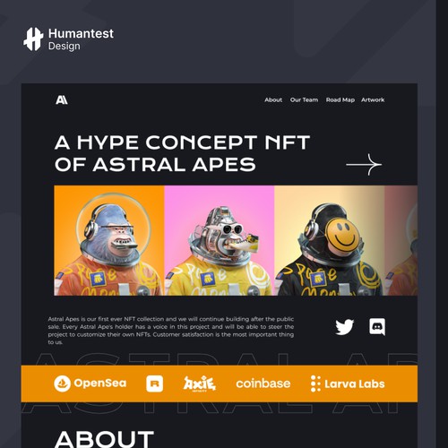 NFT Landing Page