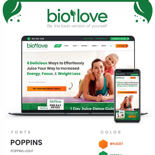 Blog Design - BIOiLOVE