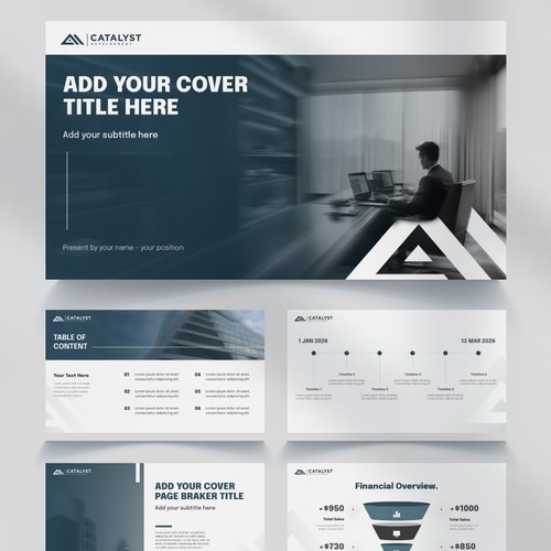 Professional and Modern Design look for Construction Development