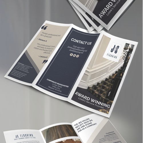 J&S Flooring Brochure Entry