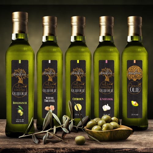Olive Oil Labels Design