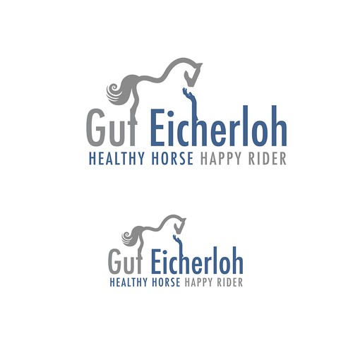 Logo Concept for Exclusive Riding Center and Rehabilitation Facility for Horses