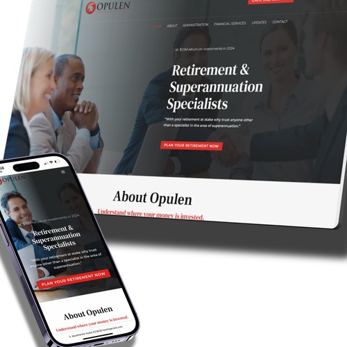 Modern accounting website 