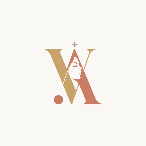 Modern Veloura Aesthetics Logo - Elegant, high‑end serif styling.