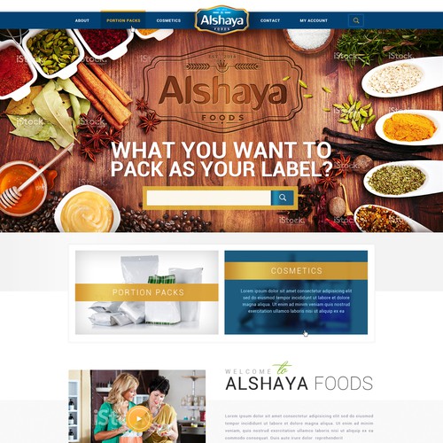 Alshaya Foods Web Design