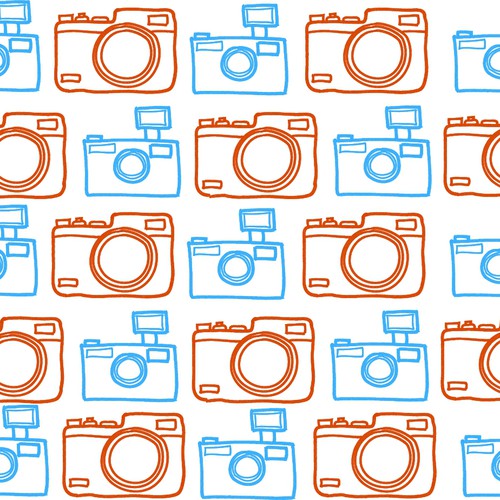 Wrapping paper design for fun photo book iPhone App!